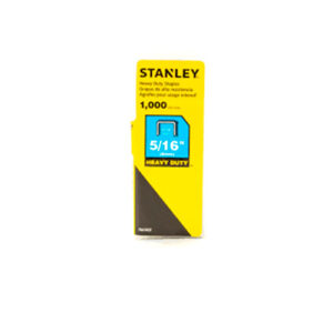 Grapas stanley trabajo pesado estuche x 1000und 5/16" x 8mm